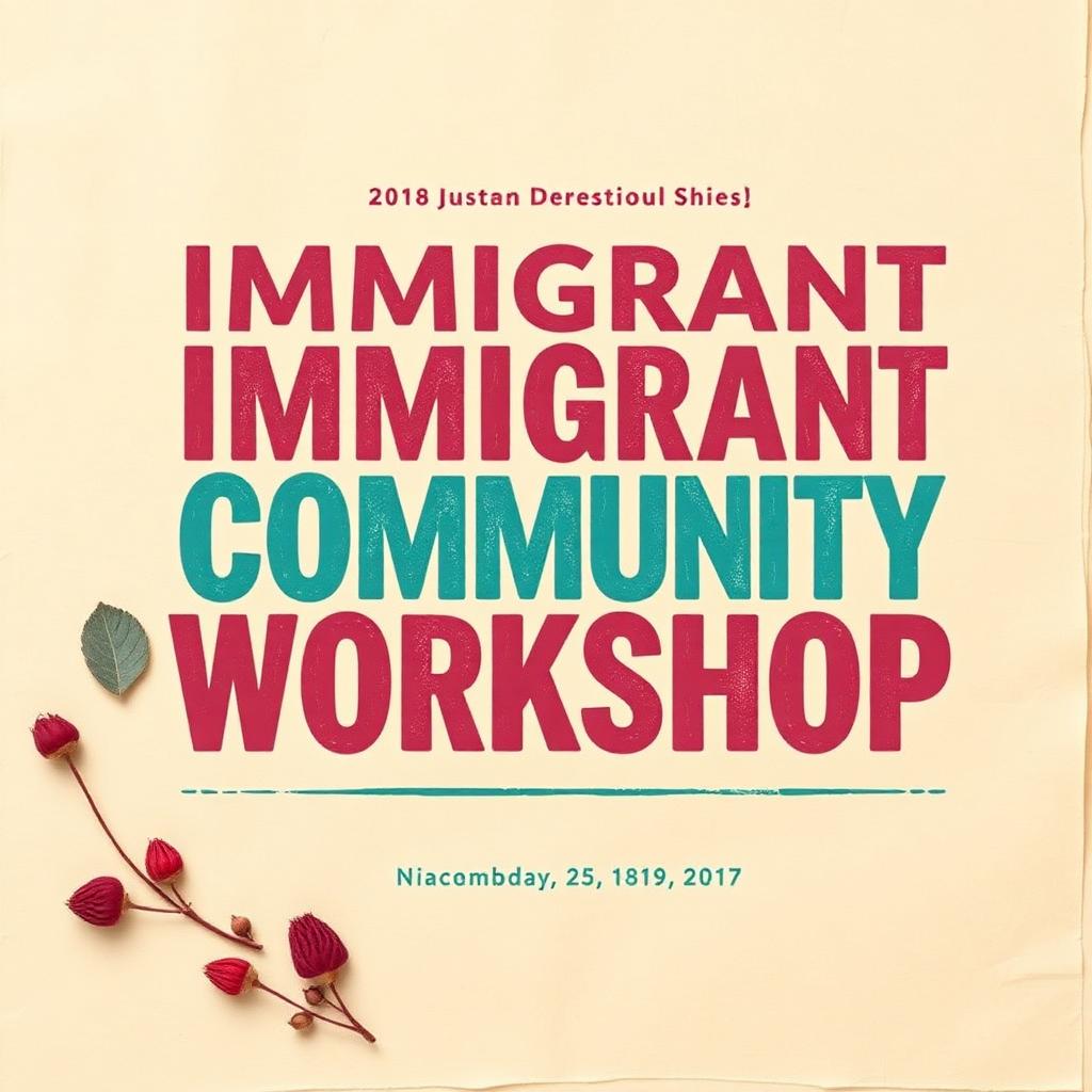 Workshop poster series